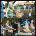 thumbnail image 7 of BBQ Net Tube, Rolling BBQ Grilling Basket, Round Stainless Steel Barbecue Cooking Grill Grate, Portable Outdoor Camping Barbecue Rack for Vegetables, French Fries, Fish (2Pcs Small 7.87 inch), 7 of 7