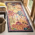 thumbnail image 2 of SAFAVIEH Aspen Warren Geometric Wool Runner Rug, Blue/Orange, 2'3" x 11', 2 of 5