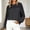 Black, variant on Women's Fall Chunky Knit Sweater Oversized Crewneck Long Sleeve Winter Cotton Pullover Sweaters Jumper Tops Women Soft Lightweight Loose Fit Solid Shirts Daily Travel Outfits, Coffee M