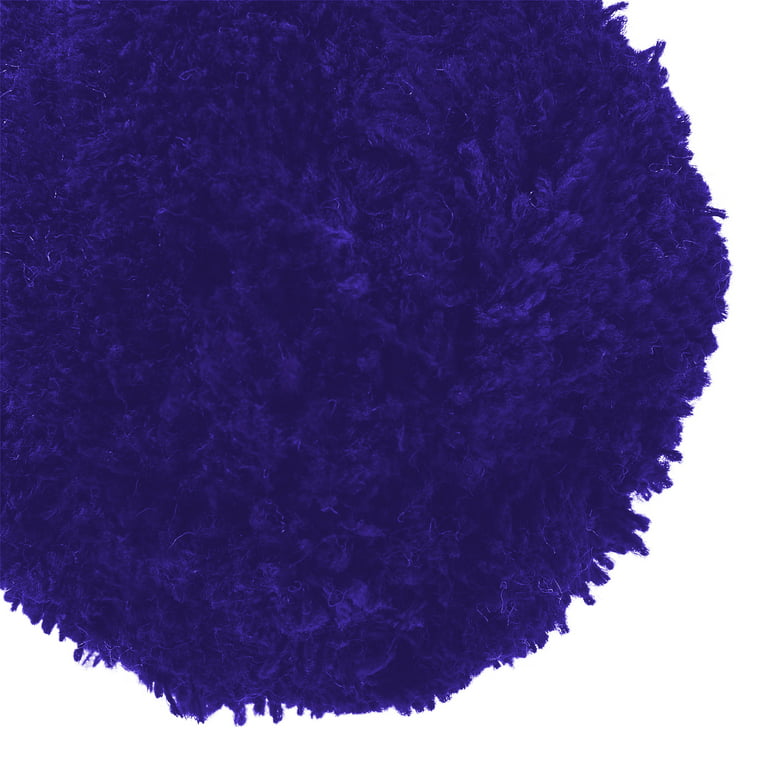 Offray Acrylic Yarn Pom Poms Great for Decorating Apparel & Creative DIY Craft Ideas - Blue - 1.5 in