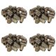 thumbnail image 1 of 80 Piezas M6X 15 mm Hexágono Interior Tornillo Rosca Inserto Tuerca para Madera, 1 of 8