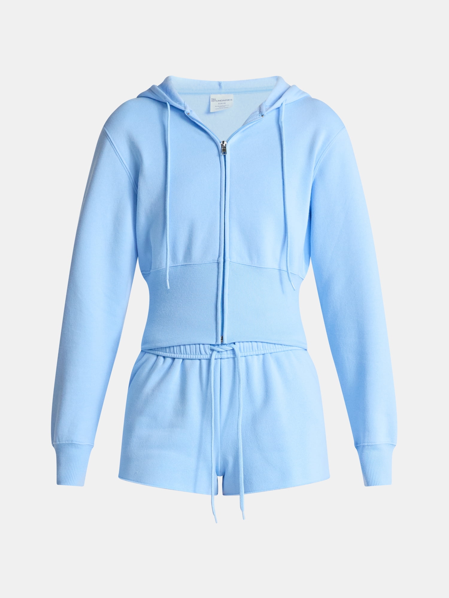 No Boundaries Fleece Zip Hoodie, Women's