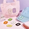thumbnail image 5 of 16pcs Letter O Iron On Letter Patches 8 Colors Self Adhesive Chenille Patches 2.1 Inch Stick on Letters Preppy Patch Letter Mixed Color, 5 of 6