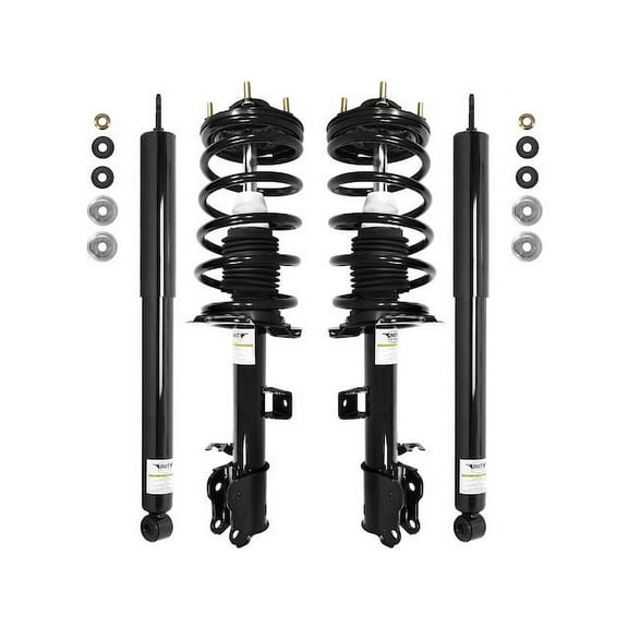 Front and Rear Suspension Strut and Shock Absorber Assembly Kit - Compatible with 2005 - 2007 Mercury Mariner 2006