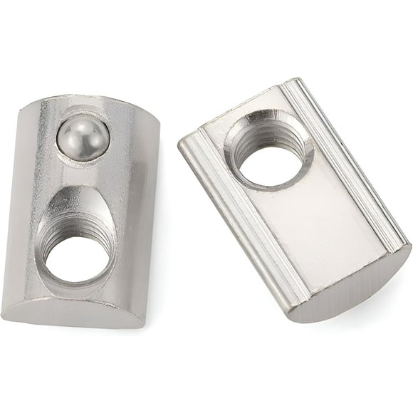 EcoNesxp Steel Roll-In 20 Series Aluminum Extrusion 1010 Series Aluminum Extrusion Silver 1/4 M6