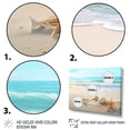 thumbnail image 3 of Designart "Starfish And Seashells I" Modern Landscape Beach Wall Decor, 3 of 5