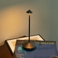thumbnail image 4 of Cordless Table Lamp, Portable 3600mAh Battery Operated Led Desk Lamp With 3 Color Temp, Infinite Dimmable Table Light For Living Room, Restaurant, Couple Dinner, USB Rechargeable, 4 of 8