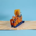 thumbnail image 3 of 3D Father Day Best Dad Paper Greeting Card Holiday Gift Decoration Supplies for Men Birthday Invitation Message, 3 of 5