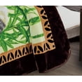 thumbnail image 4 of Chezmoi Collection Heavy Thick Korean Style Faux Mink Blanket Single Ply 9 Lbs, Reversible 750GSM Thick Silky Soft Plush Raschel Mink Blanket, 85" x 95" Asia King Size, Pandas, 4 of 9