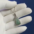 thumbnail image 2 of Collar de calabaza de jade natural collar artesanal femenino chapado en oro real collar 925 collar de calabaza de plata esterlina, 2 of 3