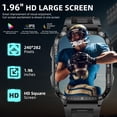 thumbnail image 4 of Smartwatch militar Erosados 1,96" con linterna LED y batería de 430 mAh, 4 of 7
