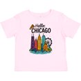 thumbnail image 3 of Inktastic Hello Chicago Skyline Pizza Boys or Girls Baby T-Shirt, 3 of 5