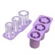 thumbnail image 2 of Xihbxyly Ofertas Flash de hoy Ofertas Prime Liquidación Bandeja de hielo reutilizable con tapa para moldes de hielo 3 silindros huecos vasos para tazas para cócteles bebidas de whisky y café, 2 of 4