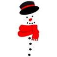 thumbnail image 2 of EGNMCR Wall Stickers, Cute Stickers Christmas Snowman Magnetic Fridge Sticker Wall Sticker the Sticker, 2 of 8