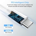 thumbnail image 2 of Cable USB-C BSTOEM de 3 m, carga rápida de 100 W, 2 unidades, 2 of 8