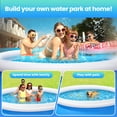 thumbnail image 6 of Mousport 10ft x 30in Round Inflatable Swimming Pool with Filter – Blue Fast Set Family Pool for Backyard Outdoor Summer Use, 6 of 7