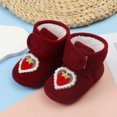 thumbnail image 2 of Enyan Baby Booties Newborn Walking Shoes Warm Hand Crochet Knit Soft Socks for Infant Boy Girl, 2 of 4