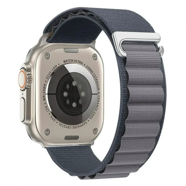 Correa De Nylon Alpine Unisex M / L 42 / 44 / 45 / 49 mm Para Apple Watch Ultra Compatible Con Serie 8 / 7 / 6 / 5 / 4 / 9