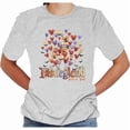 thumbnail image 3 of Disneyland Trick or Tread Graphic Design Unisex T-Shirt (Grey-Large), 3 of 7