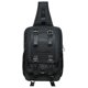 thumbnail image 1 of KAUKKO Canvas Messenger Bag Cross Body Shoulder Sling Backpack Travel Senderismo Chest Bag KAUKKO FD252-1-Black, 1 of 5