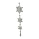 thumbnail image 3 of Adorno colgante de copo de nieve con forma de gota, brillante, para fiestas, decoración navideña Estilo C, 3 of 9