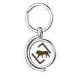 thumbnail image 1 of Lion Center King Prey Art Deco Fashion Rotating Keychain Metal Keyring Holder, 1 of 2