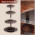 thumbnail image 5 of MOJINO Cupcake Stand for 38 Cupcakes, 4 Tier Wood Cupcake Tower with 360° Rotating Base, Large Dessert Table Display Set for Wedding, Birthday, Baby Shower, Party, 5 of 8