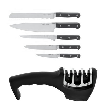 

Contempo 7-Piece German Steel Cutlery Set in Wood Case and Sharpener