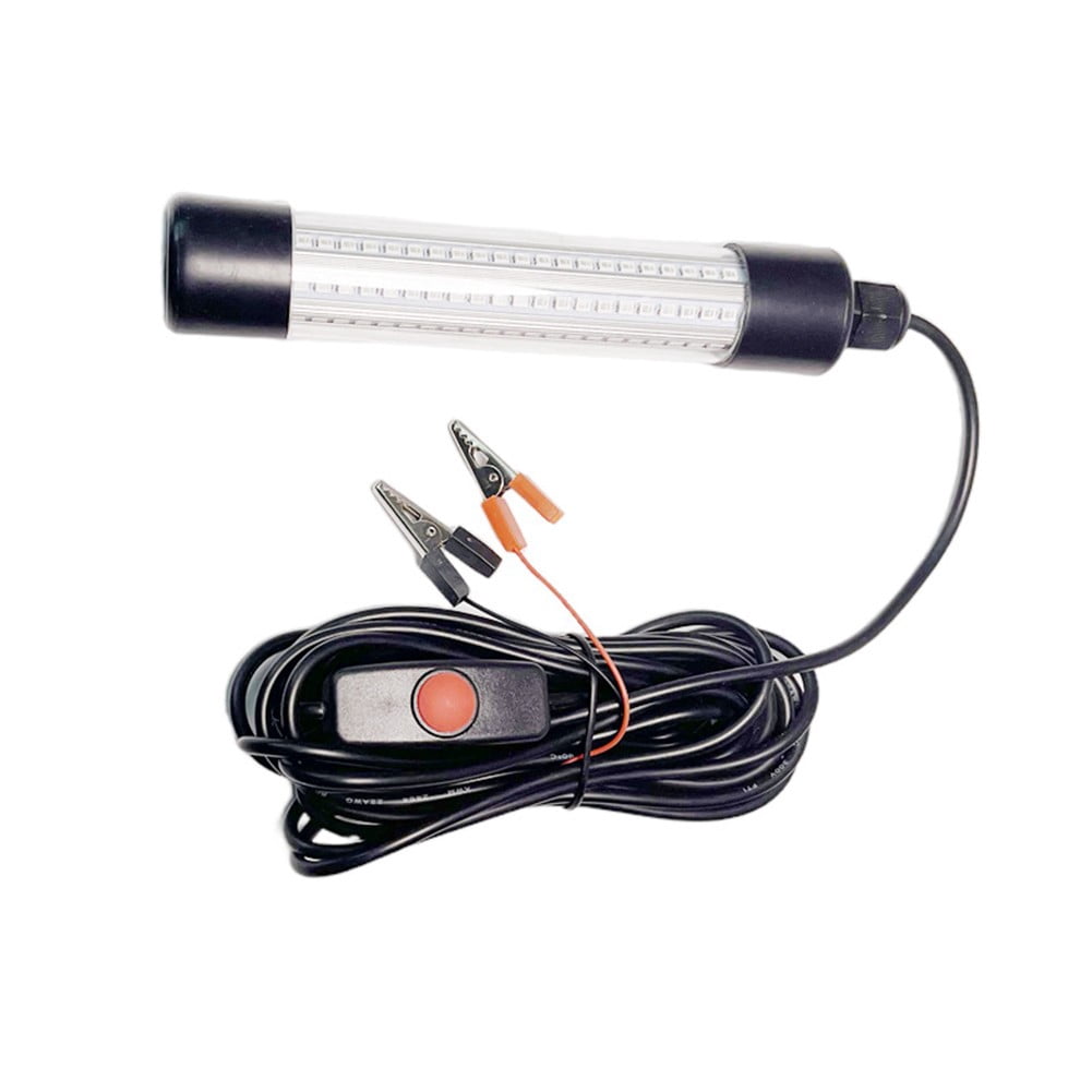 12V/24V LED Submersible Fishing Light 13W Squid Bait Lure Shrimp Fishing Lamp, green
