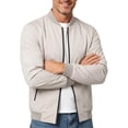 thumbnail image 2 of Cavosen Mens Jackets Long Sleeve Zipper Loose Cropped Jacket Soft Solid Casual Lightweight Fall Outfits, 2 of 8
