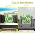 thumbnail image 4 of Majestic Home Sage Chevron Extra Large Pillow, 4 of 6