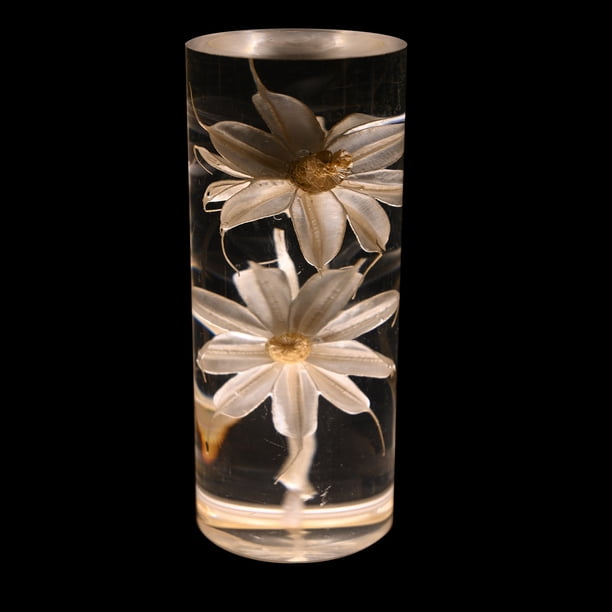 Lámpara de mesa acrílica con diseño de flores Aeon, lámpara de noche para dormitorio, lámpara decorativa Amce