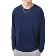 thumbnail image 1 of Camiseta de manga larga con cuello redondo para hombre, top de otoño, ropa de diario s20241224643, 1 of 5