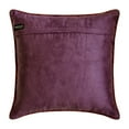 thumbnail image 5 of The HomeCentric Decorative Purple 20"x20" (50x50 cm) Pillow Covers, Velvet Quilting & Patchwork Throw Pillows For Sofa, Ikat Pattern Contemporary Style - Ikat Dye, 5 of 6