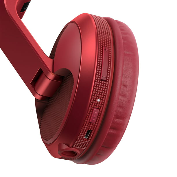 Over-Ear Bluetooth DJ Headphones (Red) - Walmart.com