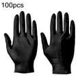 thumbnail image 6 of comerut 100Pcs Black Nitrile Disposable Gloves Medical Exam Latex Powder-Free Food Safe Textured Fingertips Anti-Slip Design Thick Gloves for Beauty Tattoo Cleaning, 6 of 7