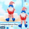 Xolikefi Independence Day Long Legs Long Hat Dwarf Doll Home Desktop Decoration