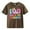 Brown, variant on YunPes Kids Girls Boys T Shirts Fun Colorful Letter Print Short Sleeve Round Neck Tops 100th Day of School Summer Clothes