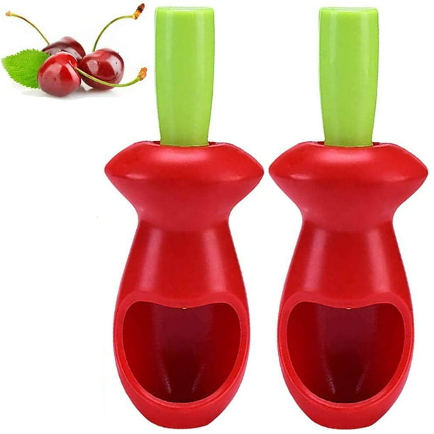 2pcs Pro Cherry Pit Remover Kitchen Mini Tools Creative Plastic Tools Nuclear Corer Remove Cherry Seed Removers Enucleate Keep Complete Berry Stem Leaves Huller For Fruits Walmart Com Walmart Com