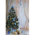 thumbnail image 2 of EREHome Tissu Polyester 5x7ft Fond de Photographie Scintillant Rideau Rose Couverture de Noël pour Fêtes Accessoire de Cabine, 2 of 2