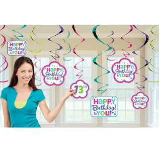  LITAUS Pastel Birthday Decorations - Pack of 20, Happy  Birthday Banner, Tissue Paper, Swirls, Garland, Pastel Birthday, Pastel  Rainbow Birthday Decorations