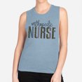 thumbnail image 2 of Orthopedic Nurse Leopard Print Women's Muscle Tank Small Stonewash Denim, 2 of 5
