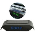 thumbnail image 2 of Vehicle Time & Temperature Display Noctilucence Solar Powered Dashboard Clock, 2 of 15