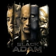 thumbnail image 2 of Men's Black Adam Faces of Justice  Graphic Tee Black 3X Large, 2 of 5