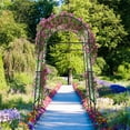 thumbnail image 2 of Costway 1 PCS 7.5FT Garden Arch Trellis Outdoor Plant Support Archway for Climbing Vine Flower, 2 of 10
