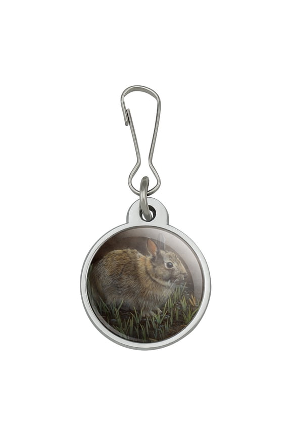 Backyard Bunny Rabbit Hare Jacket Handbag Purse Luggage Backpack Zipper Pull Charm