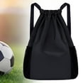 thumbnail image 6 of Baoblaze Drawstring Backpack Large Lightweight Tear Resistant Portable Drawstring Bag Black, 6 of 8