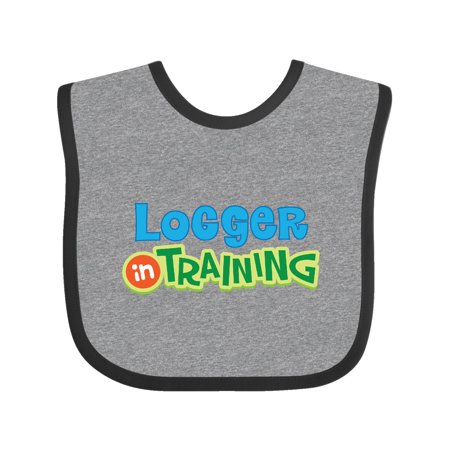 

Inktastic Logger in Training Logging Gift Baby Boy or Baby Girl Bib