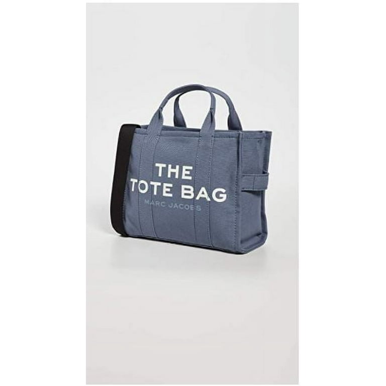 Marc Jacobs Women's Canvas Solid Print Tote Handbag, Blue Marc Jacobs Women's Canvas Solid Print Tote Handbag, Blue