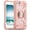 Pink, variant on Compatible with iPhone Se3/iPhone Se2,iPhone 6/6S Case,iPhone7/iPhone8 Case 4.7 Inch with Ring Stand, Heavy-Duty Military Grade Shockproof Phone Cover for Kids Girls. (Rainbow Pink)